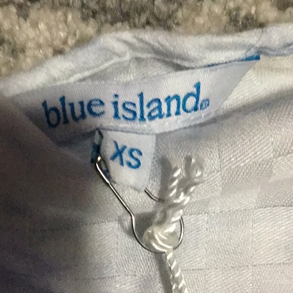 Blue Island swim beach cover-up, size XS - Picture 4 of 8